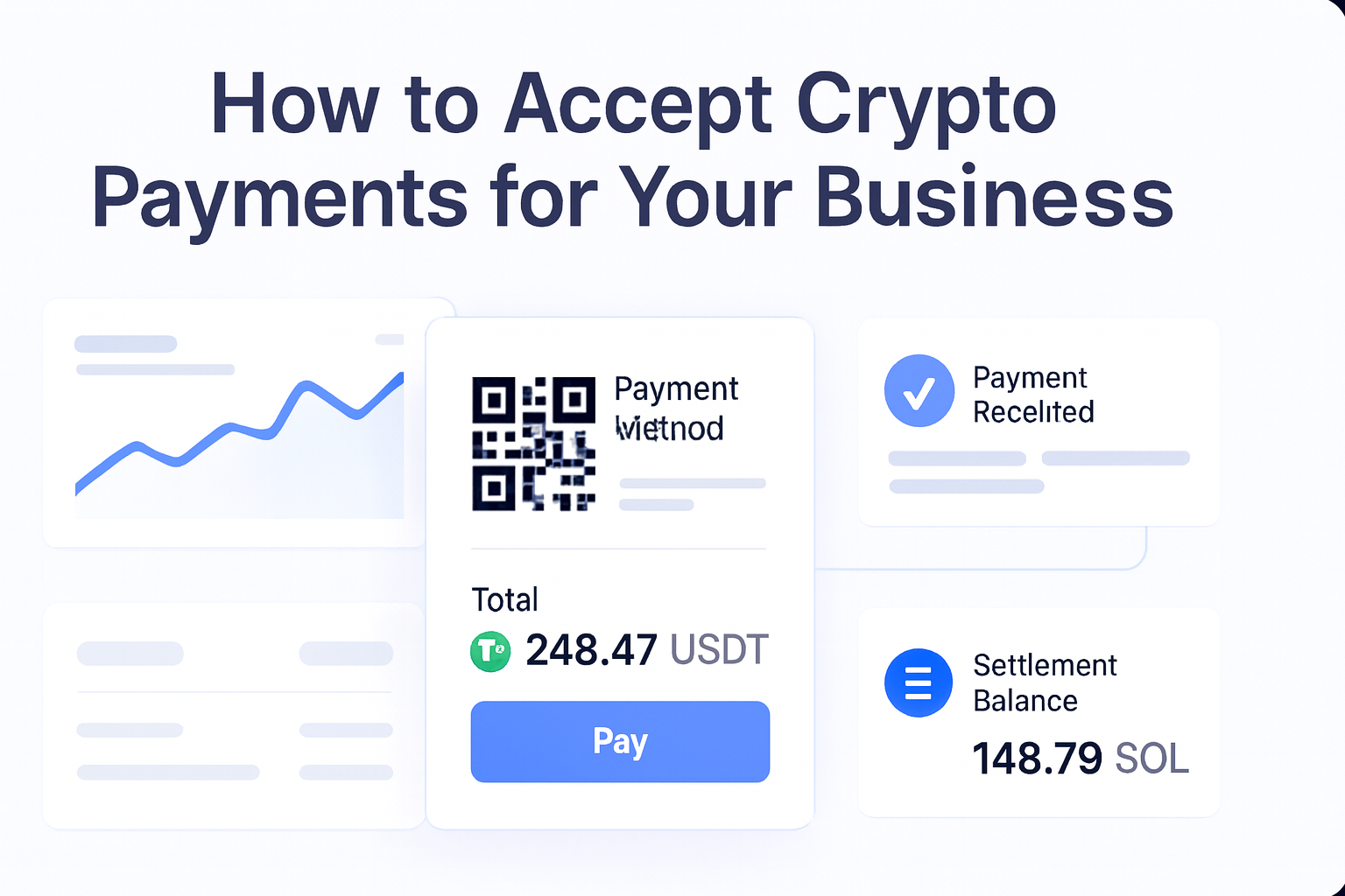 How to Accept Crypto Payments for Your Business guide hero visual