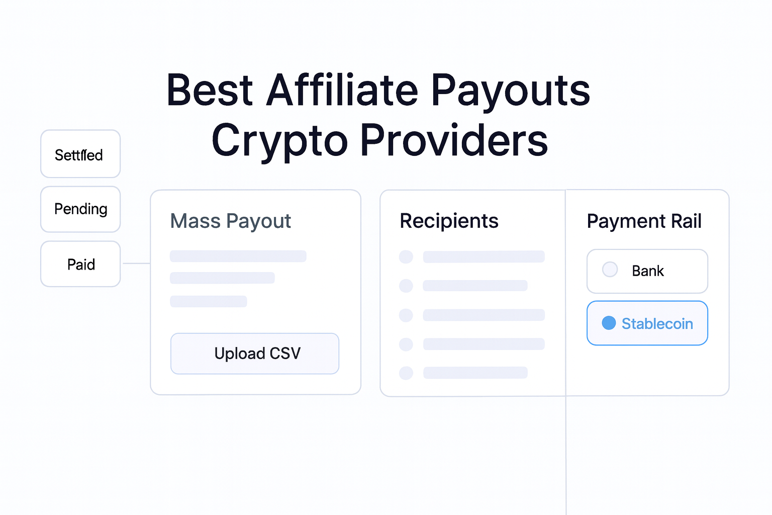 Best Affiliate Payouts Crypto Providers guide hero visual
