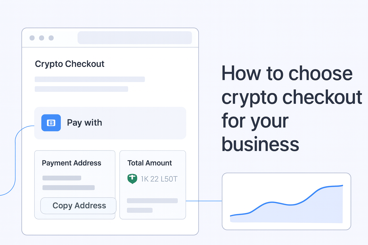 How to choose crypto checkout for your business guide hero visual
