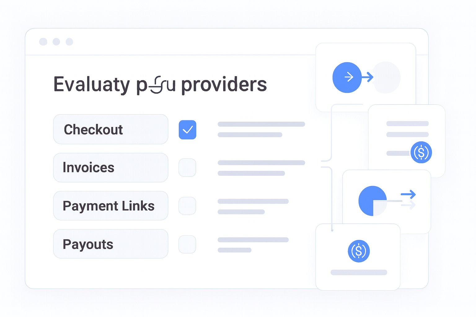 Best USDC Payments Providers for Businesses buying criteria visual