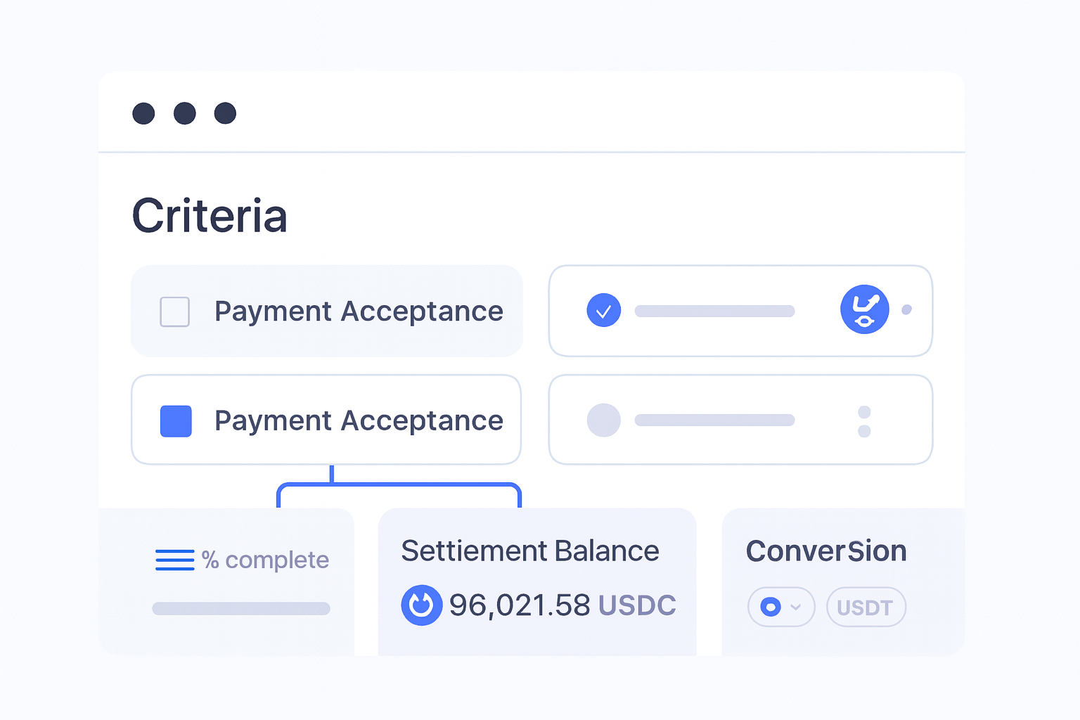 USDC Payments Comparison for Business Teams buying criteria visual