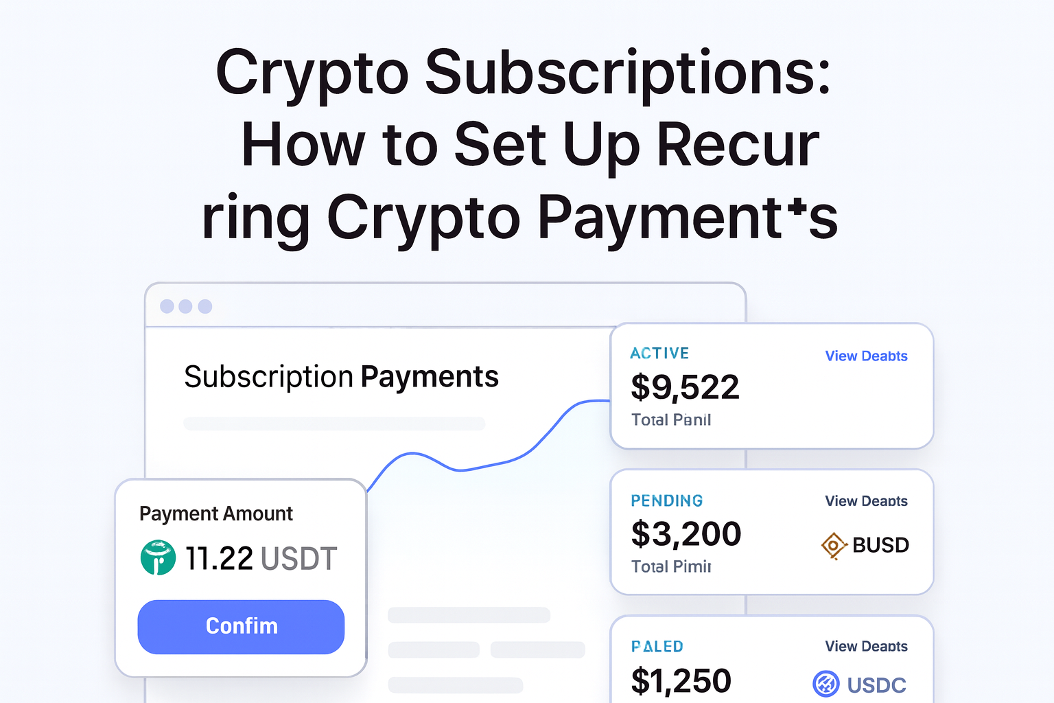 Crypto Subscriptions: How to Set Up Recurring Crypto Payments guide hero visual