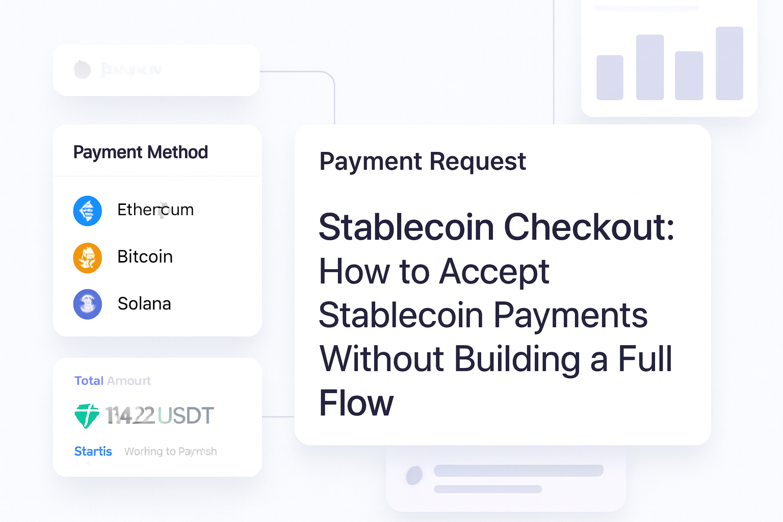 Stablecoin Checkout: How to Accept Stablecoin Payments Without Building a Full Flow guide hero visual