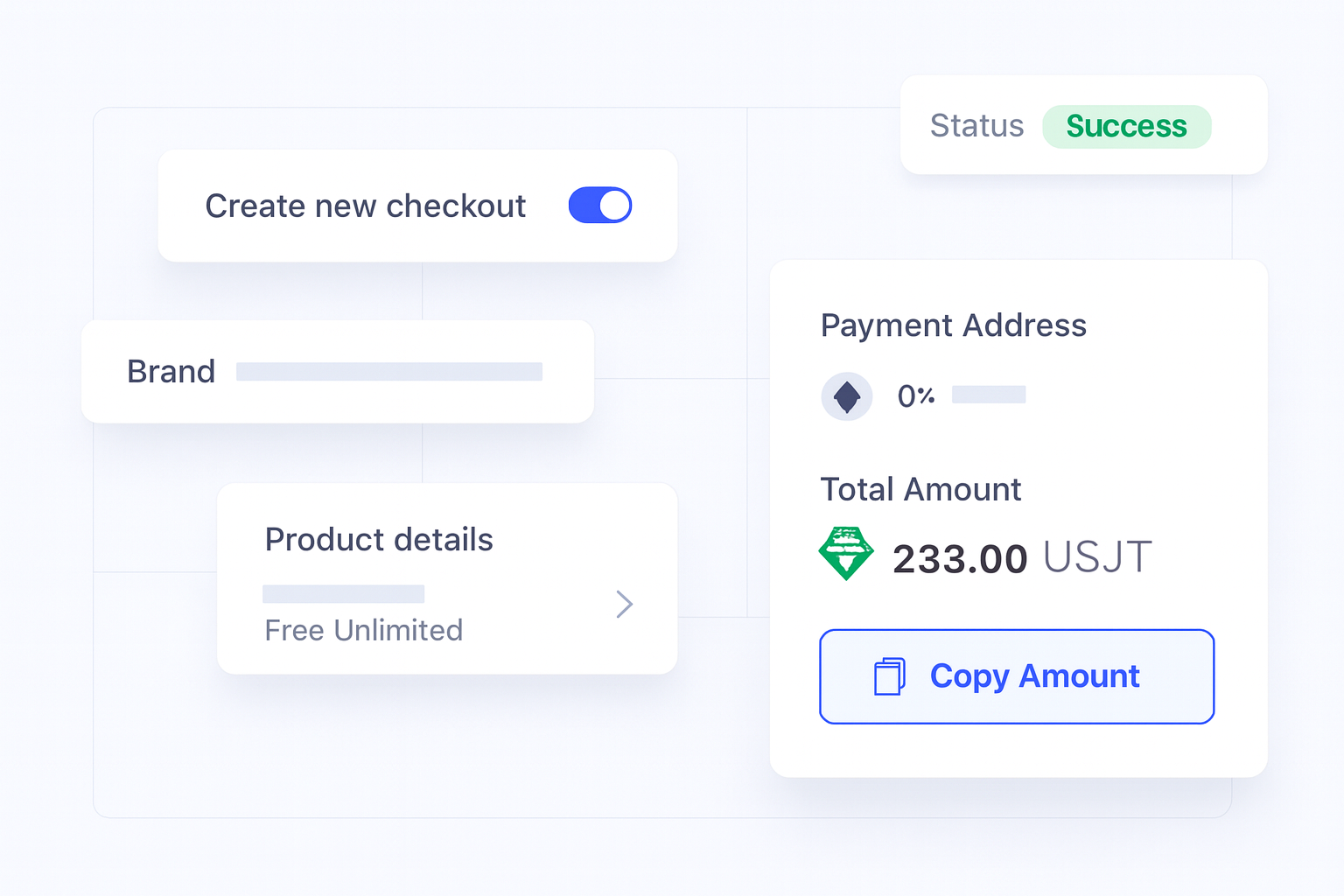 How to Set Up Checkout With Crypto decision support visual