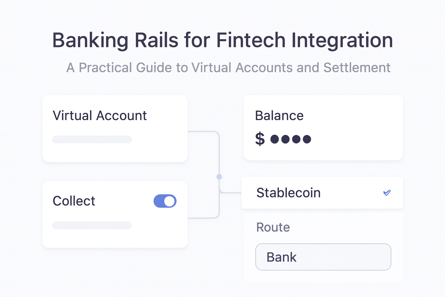 Banking Rails for Fintech Integration: A Practical Guide to Virtual Accounts and Settlement guide hero visual